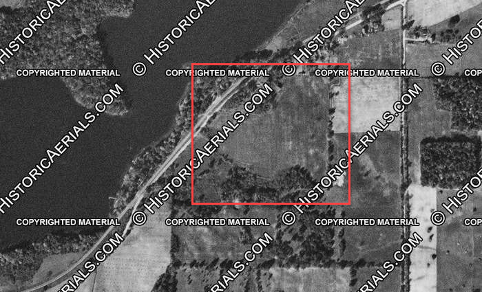 Reids Resort Thornapple Lake (Coles Landing) - 1947 Aerial Photo - Gone (newer photo)